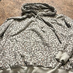 American eagle cheetah hoodie